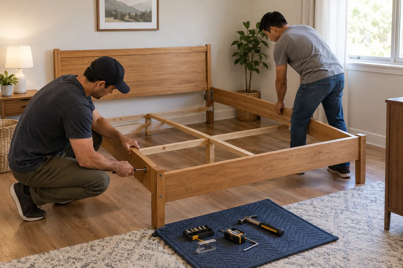 Bed Removal service scene